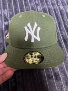 New Era 59FIFTY オリーブグリーン キャップ 7 1/4
