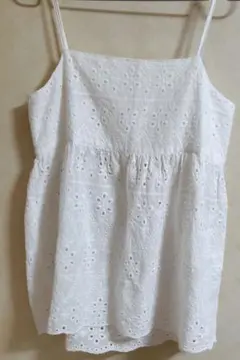 コットンレースキャミソール