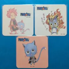 FAIRY TAIL】フェアリーテイル コースター 3枚セット - メルカリ