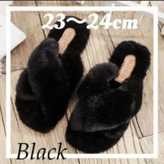 ルームシューズ　サンダル　スリッパ　もこもこ　オシャレ　可愛い　ファー