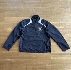 Sport-Tek ラクロス 刺繍ロゴ ジャケット 黒 Lサイズ