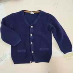 H&M ネイビー カーディガン 92サイズ