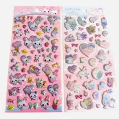 【正規品】クーリア　めちゃキラシール キャンディツインズ　スイートカフェ　２枚