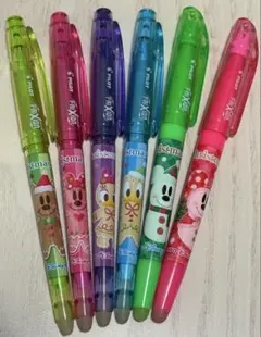 フリクション　ボールペン　蛍光ペン　クリスマスディズニー