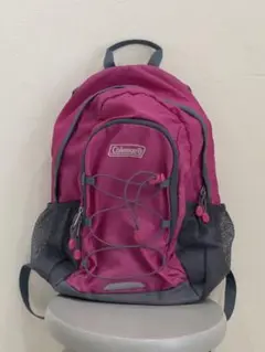 Coleman y2k リュック 原宿 バックパック ピンク/グレー