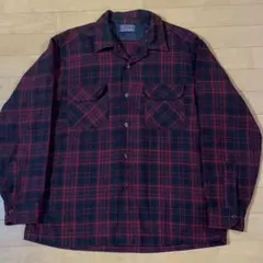 タ*ケ様 美品 黒 赤 pendleton ウール ボードシャツ チェック US