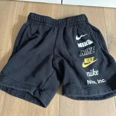 Nike 黒 スウェット ハーフパンツ 145cm