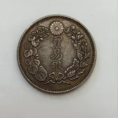 明治38年 一円銀貨 龍のデザイン - メルカリ