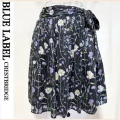 ブルーレーベル クレストブリッジ ミニスカート 花柄 華やか 可愛い スカートのサムネイル