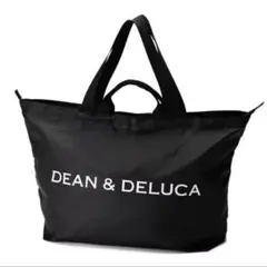 折りたたみバッグ　DEAN & DELUCA ブラック　ディーン&デルーカ