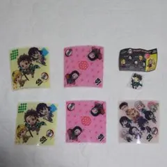 くら寿司 鬼滅の刃 コラボグッズ ラバーアクセサリー クリアシート セット