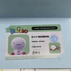 BOYNEXTDOOR ウナク　ウナガ　韓国　ポップアップ　IDカード