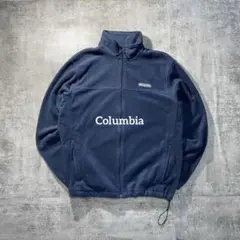 Columbia ネイビー フリースジャケット Lサイズ