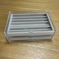 無印良品　アクリルケース　大　ジュエリーボックス　引き出し　2段