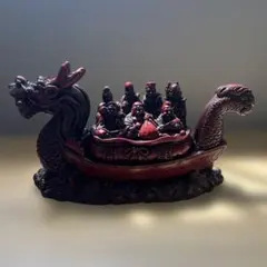 8-1 七福神 置物 宝船 縁起物 開運 インテリア 龍 招福 商売繁盛