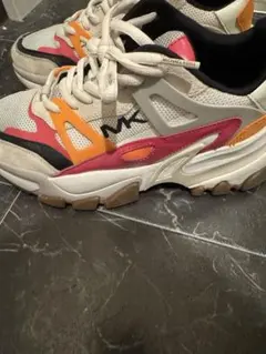 MICHAEL KORS スニーカー ホワイト/オレンジ/レッド