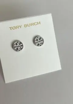 トリーバーチ　スタッズピアス　シルバー色のサムネイル