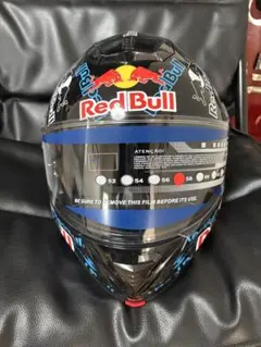 システムヘルメット フルフェイスヘルメット RED BULL XL ヘルメット バイク用 レッドブルアライ仕様REDBULLフルフェイス XLの