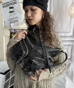 shaggie アウトポケットヴィンテージバッグ