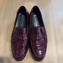 MEPHISTO バーガンディ ローファー 24センチのサムネイル