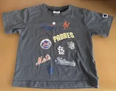MLB チームロゴ プリント Tシャツ グレー110㎝のサムネイル