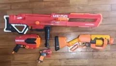 NERF スタンピード 電動フルオート 大型ピストン稼働 & おまけ付