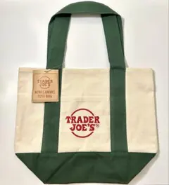 おまとめ可【新品タグ付】トレジョTRADER JOE'S ミニトート グリーン