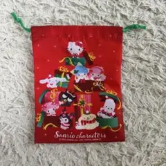 산리오 キャラクターズ 巾着袋 クリスマスデザイン 新品✨