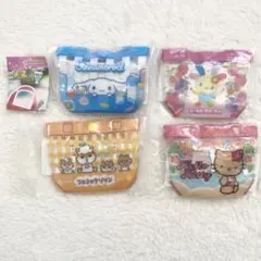 サンリオ　プールバッグ風ミニポーチ　ガチャ　ガチャポン　ガチャガチャ　ポーチ