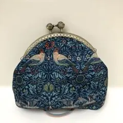 鳥と花のがま口財布⑤