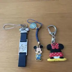 東京ディズニーリゾート　ミッキーマウス・ミニーマウス ストラップ　キーホルダー