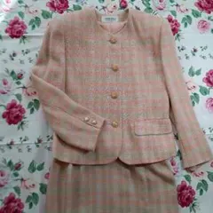 チェック柄 セットアップ　M