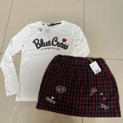新品タグ付きBlue Cross 長袖Tシャツとスカートセット L 150160