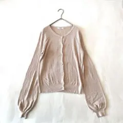 《ナチュラルビューティーベーシック》【M】カーディガン オフィス 羽織 秋春