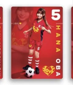 大場花菜 イコラブ =LOVE マクドナルド サッカーカード