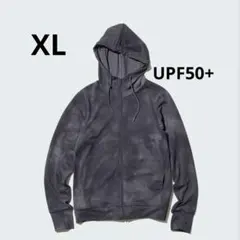 UNIQLOエアリズムUVカットメッシュフルジッププリントパーカWOMEN XL