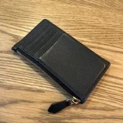BONAVENTURAブラックレザー カードケース財布