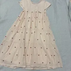 petit main ハート刺繍 ワンピース 120