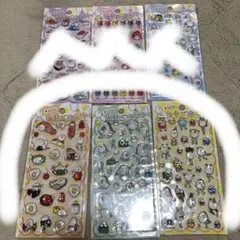タマゴアシシール　たむご　シール　3D ぷっくりシール　　3個