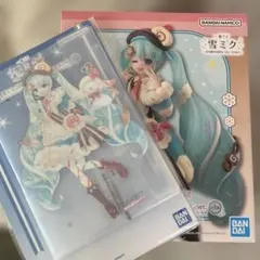 や*座様 雪ミク　2026 フィギュア　ビッグアクリルスタンド　セット　初音ミク