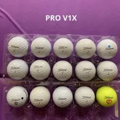 6※タイトリスト PRO V1X ロストボール24球 - メルカリ