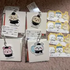 ちいかわ 松屋 食券キーホルダー 古本屋 カニ ラッコ うさぎ モモンガ
