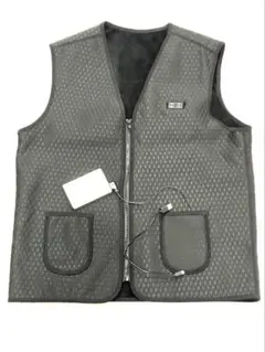 電熱ベスト　ヒーターベスト　黒　XXLサイズ　USB バッテリー付き