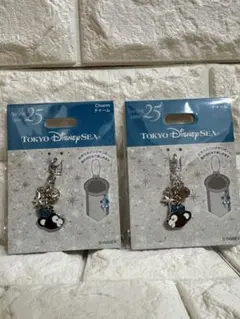 ディズニーシー ジュビリーバッジ　チャーム　ダッフィー　シェリーメイ2個セット★