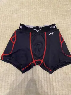 値下げ　Mizuno スライディングパンツ 130サイズ ブラック/レッド