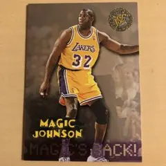 マジック・ジョンソン/Magic Johnson　記念プレート MAGIC JOHNSON マジックジョンソン NBA カード - メルカリ