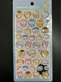 正規品 サンスター文具 ボンボンドロップシール ちいかわ みんな ポーズ