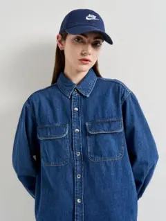 ユニセックス NIKE H86 Futura Washed Cap デニムブルー