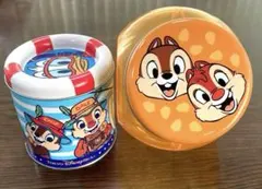 チップとデール　ドナルド　缶　ディズニーランド　ディズニーシー　レア
