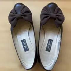 BALLY リボン パンプス ダークブラウンのサムネイル